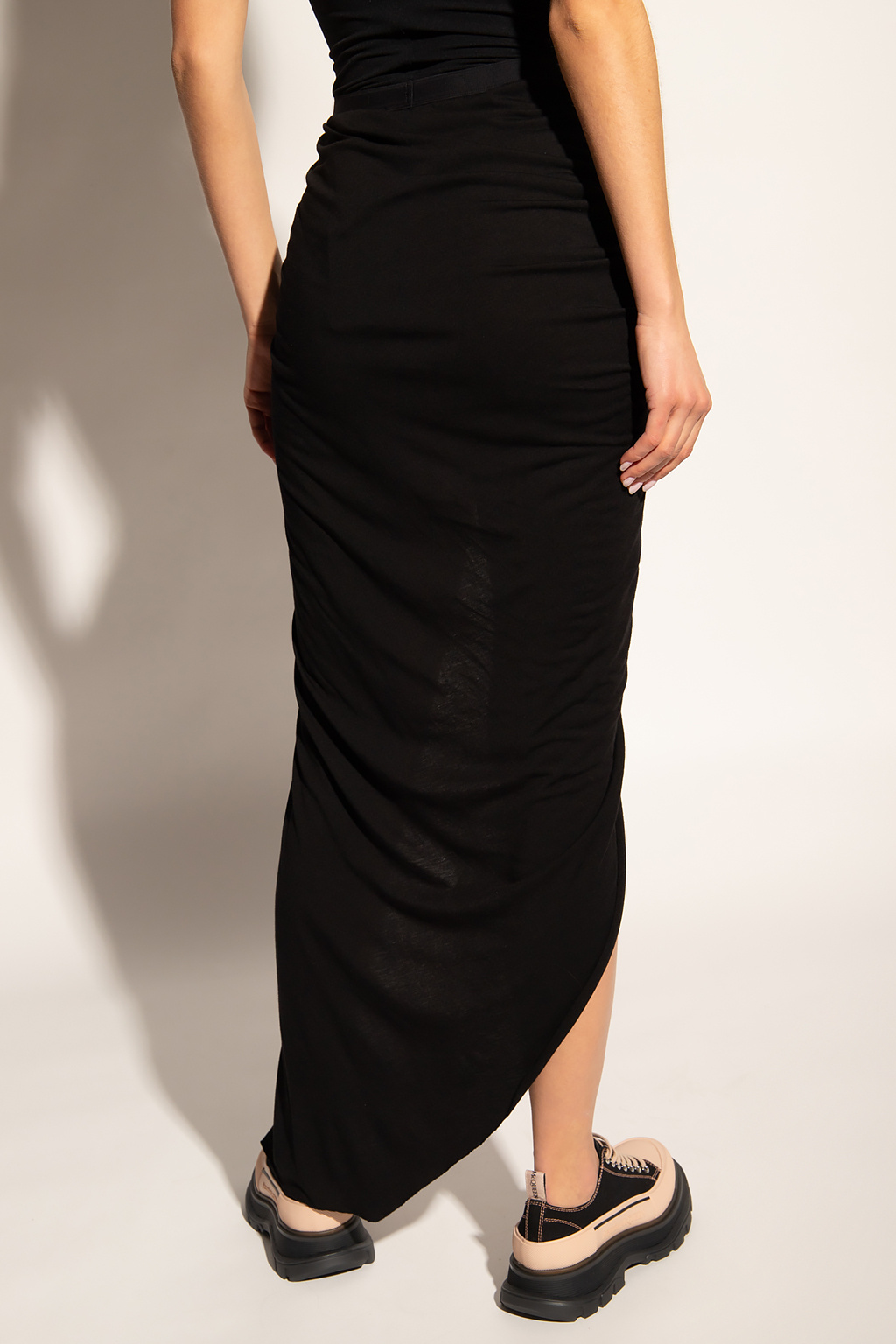 Rick Owens Lilies Long skirt with gathers